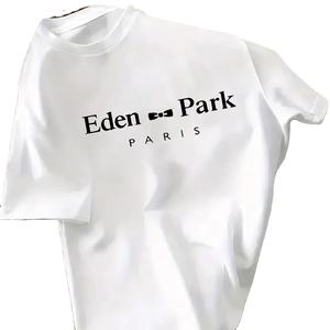 T-shirt respirant 100% coton pour hommes, col rond d'été en plein air avec impression personnalisée unique - Product Image 1