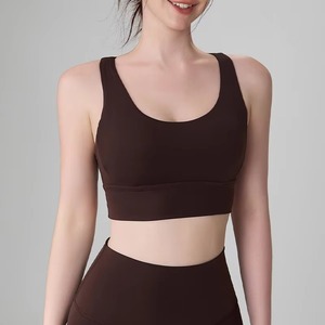 Top Corto de Algodón Sexy Personalizado al por Mayor para Mujer, Chaleco de Punto sin Mangas de Color Sólido con Cuello en U, Top Corto Moderno - Product Image 3
