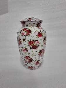 11-Inch lüks Metal çiçek kremasyon Urn yüksek kapasiteli 200 lbs insan ve <span class=keywords><strong>Pet</strong></span> külleri anıt için cenaze külü vazosu - Product Image 3