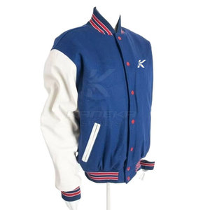 Lettermen Jacket Men's Eco-Friendly Breathable Winter Jacket Soft Fabric Comfortable Warm Stand Collar Front Stylish Daily Wear - Product Image 2