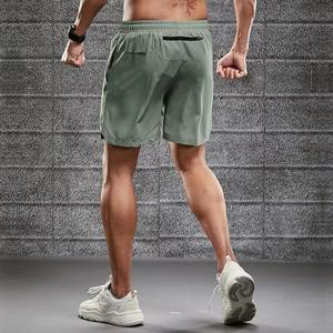 Short d'entraînement d'entrejambe 5 pouces pour hommes de meilleure qualité personnalisée maille de sublimation 100% polyester Double taille élastique décontracté - Product Image 4