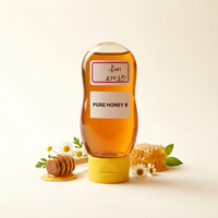Miel naturel 100g / 3,53 oz Bouteille souple |   Miel d'Or Pur pour le Thé, le Petit-Déjeuner, la Pâtisserie et l'Usage Quotidien