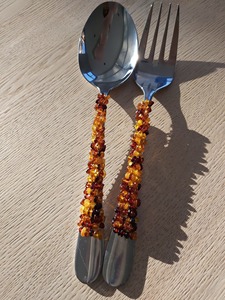 Juego de cubiertos con acabado plateado y mango de diseño de cuentas, elegantes cubiertos de acero inoxidable para la decoración diaria de comedor y Mesa de la India - Product Image 4