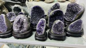 Haute qualité naturel petit ornement améthyste grappe géode spécimen minéral pierre artisanat à vendre prix de gros pierre précieuse, - Product Image 5