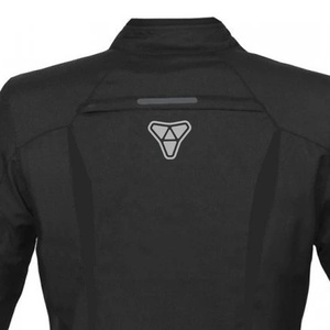 CE-Certified <b>Summer</b> Black Motorcycle <b>Jacket</b> with Breathable Mesh Panels and Impact Protection for <b>Men</b> and Women Riders - Product Image 4