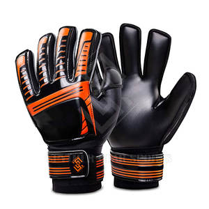 Gants de gardien de but personnalisés avec logo, haute adhérence, paume en latex, fermeture à boucle et crochet, gants de gardien de but de football, fabrication OEM, fourniture professionnelle - Product Image 1