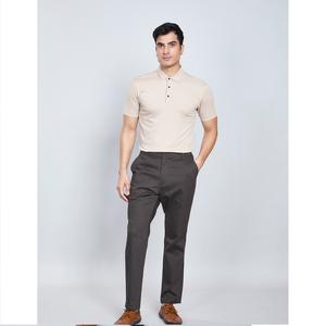 Pantalon chino classique en coton 100% de qualité supérieure pour homme, confortable et intemporel toute la journée - Product Image 1