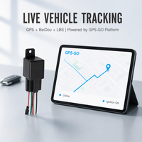Traceur GPS 4G KS199C avec coupure de carburant à distance, antivol, relais caché, localisateur de voiture en temps réel GPS BeiDou LBS pour moto