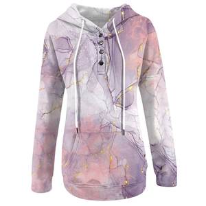 Conjunto de sudaderas con capucha de alta calidad para mujer, sudaderas con capucha bordadas personalizadas para mujer, Sudadera con capucha de talla estadounidense para mujer - Product Image 1