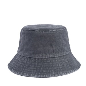 Unisex 100% Cotton Basin Bucket Hats Customizable Logo Summer Fisherman Style Printed Pattern Casual Cycling 3D Embroidery - Product Image 5