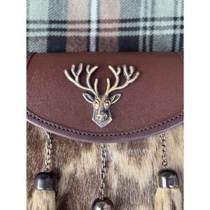 Vente en gros de kilt celtique écossais personnalisé Sporrans kilt en cuir de vachette de haute qualité Highland kilt Sporrans - Product Image 4
