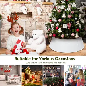 MEILLEUR PRIX EN GROS COLLIER D'ARBRE DE NOËL COLLIER DÉCORATIF LAITÉ (BLANC) COLLIER D'ARBRE DE NOËL EN MÉTAL COLLIER D'ARBRE DE NOËL - Product Image 5