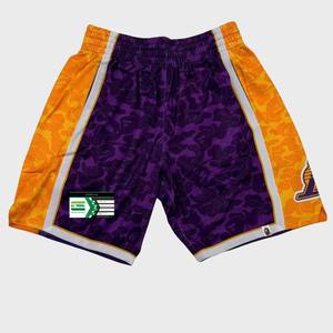 Pantalones Cortos Deportivos de Pana para Hombre, Estilo Americano NB, Logotipo Bordado Personalizado, Cintura Alta, Cierre con Cordón, Estilo Vintage, Secado Rápido - Product Image 1