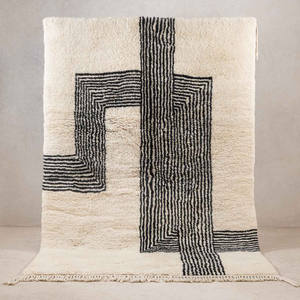 Alfombra con diseño marroquí de alta calidad, tapete auténtico de Beni Ourain, Azilal, venta al por mayor - Product Image 1