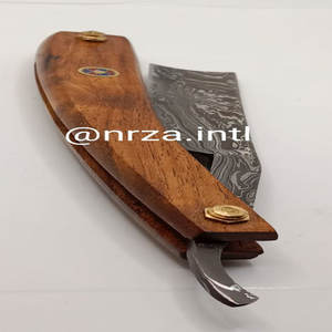 Navaja de Afeitar de Acero Inoxidable Hecha a Mano con Una Sola Hoja para Barberos, Uso en Salones de Belleza/Bikini/Cuerpo - Nrza International 13.8cm - Product Image 3