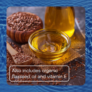 Complément alimentaire de haute qualité pour la nutrition et la protection des yeux, à base d'oméga 3, de vitamine E, d'huile de poisson et d'huile de lin, en gélules. - Product Image 6