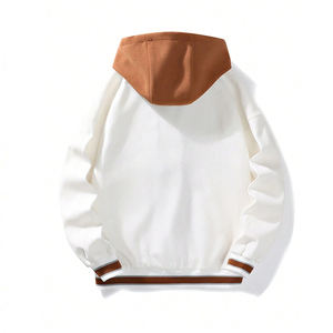 Sweats à capuche personnalisés Streetwear vêtements manteau de baseball matelassé travail hiver coupe-vent Streetwear bombardier vestes universitaires pour hommes - Product Image 5