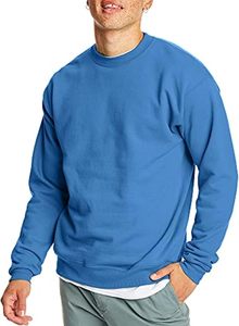 Sweat-shirt à col rond en polaire solide respirant de haute qualité pour hommes Logo personnalisé Pull décontracté - Product Image 6