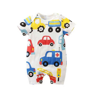 Combinaison pour bébé aux couleurs de véhicules, design combiné - Product Image 1