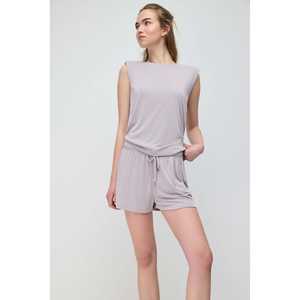 Pantalones Cortos con Cintura Elástica Ajustable, Bolsillos y Cordón - Product Image 2