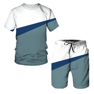 New summer men short <b>set</b> 3D printing men short sleeve T-shirt shorts <b>sets</b> 2 pieces custom casual summer tracksuit <b>set</b> mens - Product Image 6