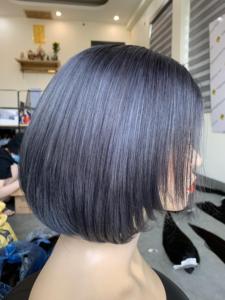 Extensiones de Cabello Humano de Color Natural, 8 Pulgadas de Largo, Doble Trama a Máquina, Frontal de 150g, Flequillo Liso y Sedoso - Product Image 1
