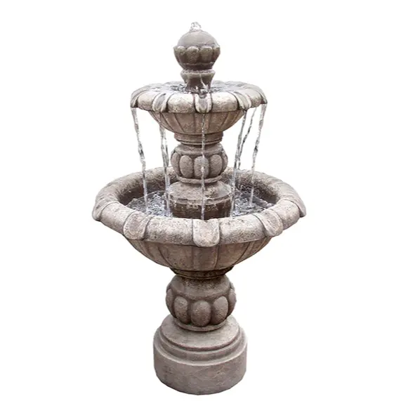 Khaki Marble Stone Water Fountain, Marble Water Fountain Indoor, Handmade onyx Marble Water Fountain
