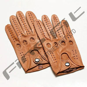Gants d'équitation personnalisés en cuir avec doigts entiers antidérapants pour l'hiver-Respirants, évacuant l'humidité, coupe-vent, durables et unisexes - Product Image 1