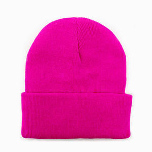 100% Laine Chaud Slouchy Style Personnalisable En Gros Bonnets Unisexe Haute Performance Thermique Hiver Tricot Manchette Bonnet - Product Image 1