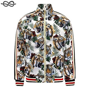 Logo personnalisé 100% coton hommes survêtements vestes pantalon ensemble jogging survêtement tissu polaire imprimé prix de gros - Product Image 2