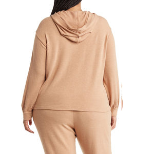 Venta al por mayor de las mujeres de alta calidad de moda de las mujeres Casual Hoodies y sudadera transpirable Hoodie Plus Size Women Hoodie para la venta - Product Image 2