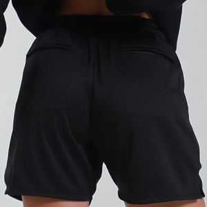 Pantalones cortos deportivos de poliéster 100% para hombre, pantalones cortos deportivos de malla para correr con nombre personalizado y logotipo para baloncesto, Fitness, correr - Product Image 3