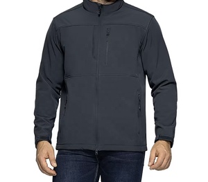 Wholesale Men's Outdoor Tactical Jacket <b>Waterproof</b> Softshell Hooded Jacket Camping Winter Coat Fleece Windbreaker - Product Image 3