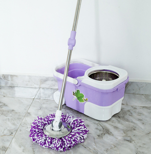 Cây Lau Nhà Lau Nhà Bằng Phẳng 360 Sợi Nhỏ Xoay Xoay Ma Thuật Lau Ướt & Khô Dễ Dàng & Nhanh Lau Sàn Và Xô - Product Image 2