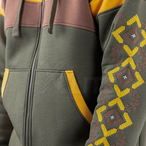 Sudadera con Capucha de Invierno de Algodón 100% de Primera Calidad, con Cierre y Bordado, Detalles de Bordado Finos, Ajuste Cómodo y Duradero - Product Image 6
