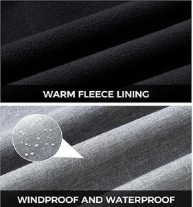 <b>Women</b> Plus Size Softshell <b>Jackets</b> Hooded <b>Warm</b> <b>Fleece</b> Lined Windbreaker - Product Image 5