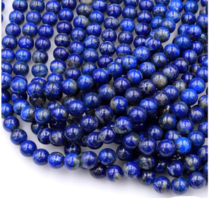 Collar de Cristal Natural, Cuentas de Lapislázuli Lisas, Piedra Roja Pulida, Joyería, Hilo Suelto, Mayorista de Piedras Preciosas para Sanación - Product Image 6