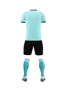 Vente en gros de vêtements de sport de haute qualité kits complets de football équipe de club de sublimation services OEM unisexes avec dessins et logo personnalisés - Product Image 3