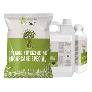 Caña de Azúcar Combi de alta calidad, fertilizante orgánico con micropigmento especial, totalmente quelado, Nutrizyme-5G secado por pulverización