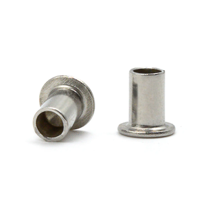 Rivet de contact creux en acier inoxydable, cuivre, laiton, bronze à petite tolérance - Product Image 1