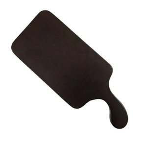 Tabla de cortar de madera rectangular de 15x33cm de color nogal con mango Accesorio para muebles recubierto de goma - Product Image 1