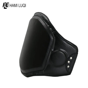 Protector de pecho de cuero de nivel profesional para boxeo Muay Thai Karate Training Protección de competición duradera - Product Image 6