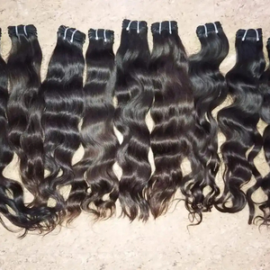 Unprocessed Remy Virgin Indian <b>Body</b> <b>Wave</b> Hair Extensions Natural Color Supplied in Chennai - Product Image 1