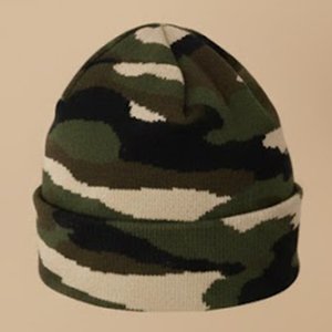 New Arrival Custom Logo Design <b>Camo</b> Men's Beanies For Winter Streetwear Beanie <b>Caps</b> For Mens Comfortable Knitted Style jacquard - Product Image 1