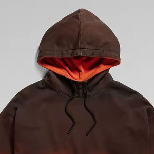 Fabricaciones profesionales Transpirable Invierno Hombres Logotipo personalizado Sun Faded Hoodies Nueva llegada 100% Algodón Fleece - Product Image 6