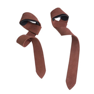 Support de poignet personnalisé sangles en cuir d'haltérophilie prix de gros sangles de levage en cuir d'entraînement de gymnastique - Product Image 6