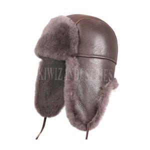 Sombreros de piel de oveja de nuevo diseño con logotipo personalizado Sombreros de piel de oveja de 5 paneles de espuma de malla personalizados para hombres - Product Image 1