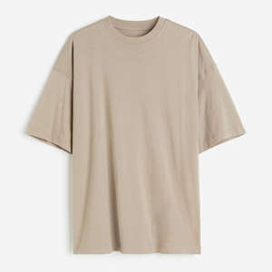 เสื้อยืดผู้ชายแขนสั้นธรรมดาผ้าคอตตอน100% แบบสั่งตัดสไตล์ใหม่สำหรับฤดูร้อนของ2025 - Product Image 1