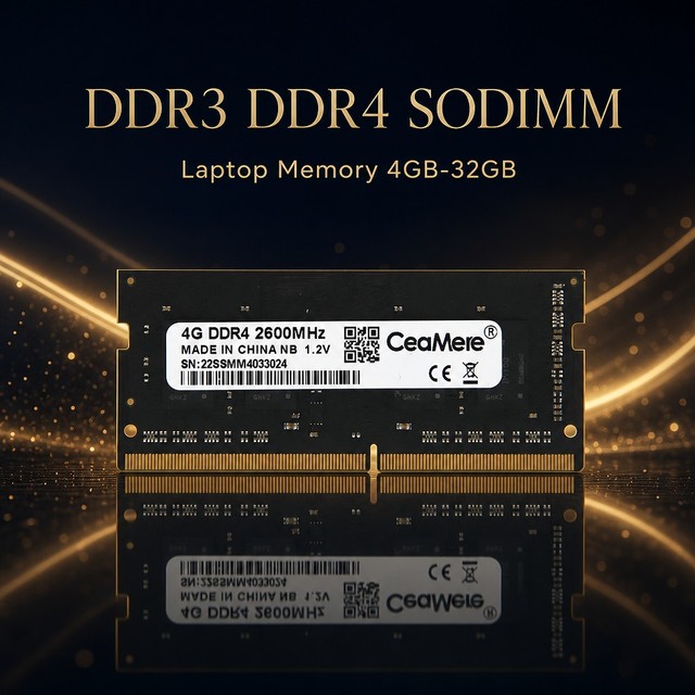 Factory Wholesale DDR3 DDR4 4GB 8GB 16GB 32GB Laptop RAM  SODIMM Original Memory for Computer