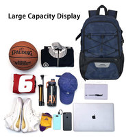 Sac de basket-ball personnalisé avec compartiment pour balles et rangement pour chaussures pour l'entraînement sportif Sac à dos de basket-ball étanche